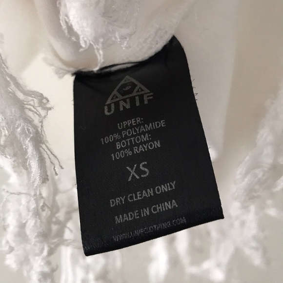 UNIF Shredder Dress mesh lace gothy ghost - Picture 8 of 8